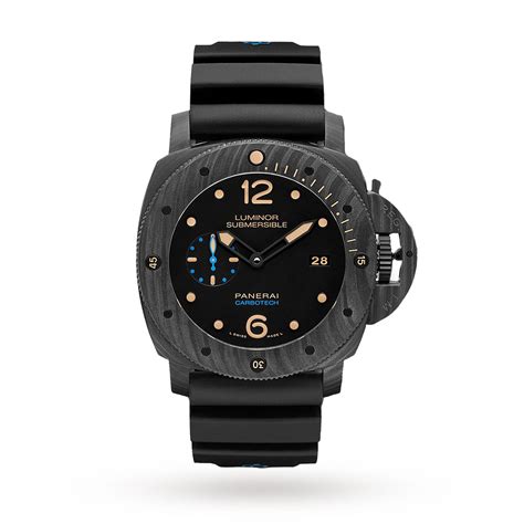 panerai submersible titanium limited edition|Panerai submersible carbotech 47mm.